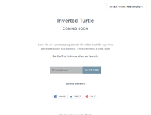 Tablet Screenshot of inverted-turtle.com